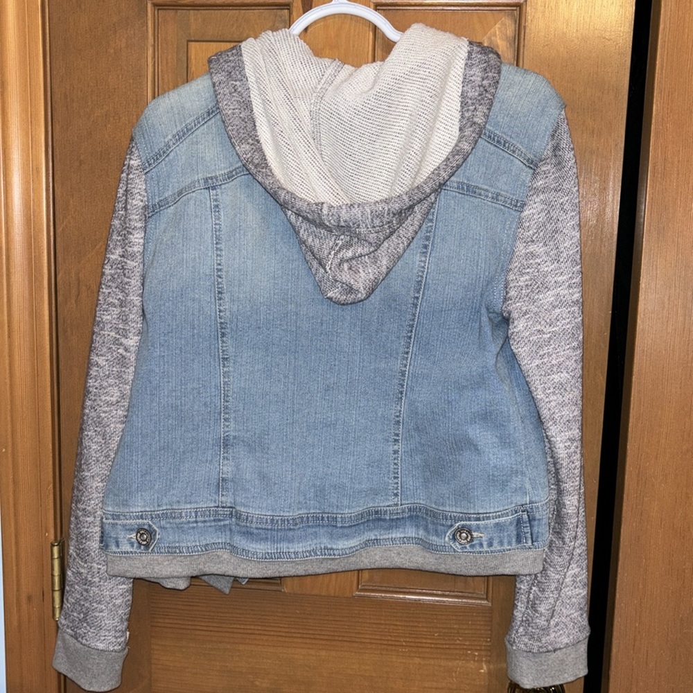 Sweatshirt Jean jacket - Picture 2 of 5